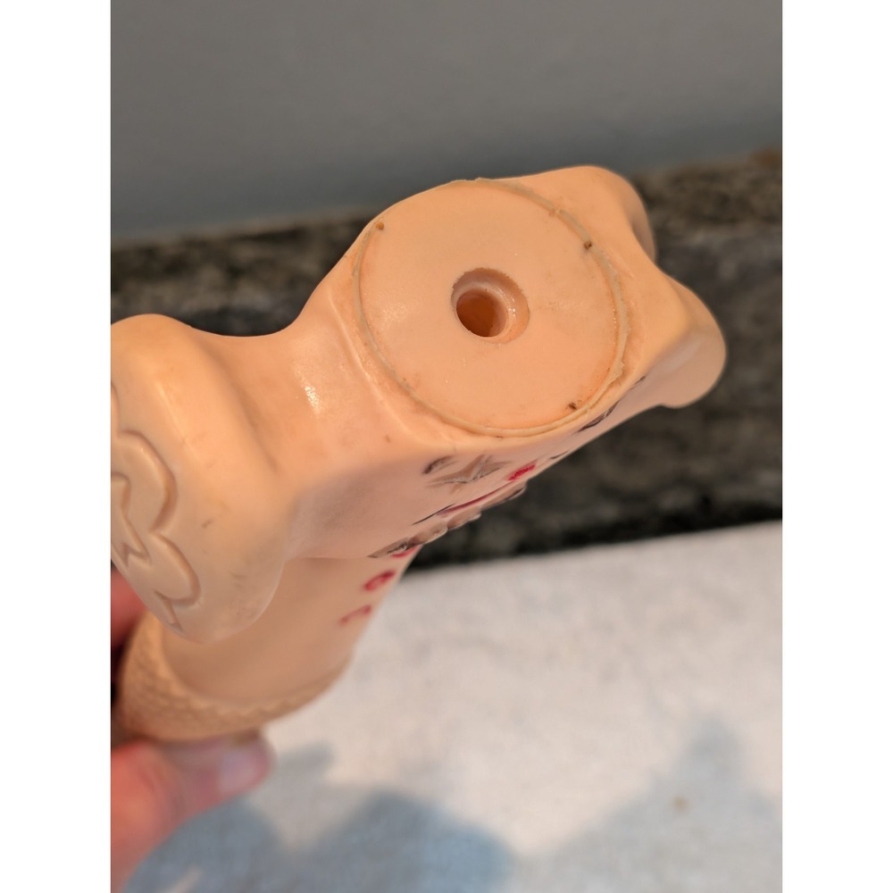 Vintage Jolly Blinker Hammer Toy Clown Face Plastic - Picture 8 of 11